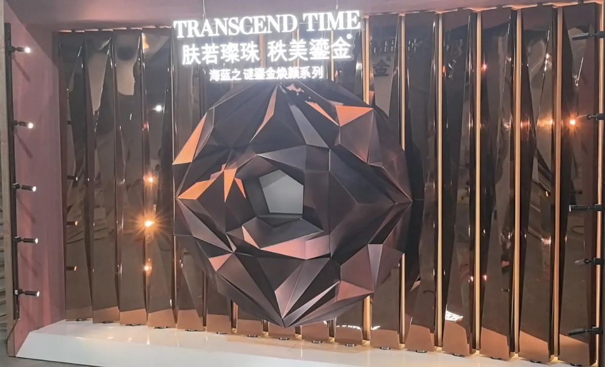 Brand store window display