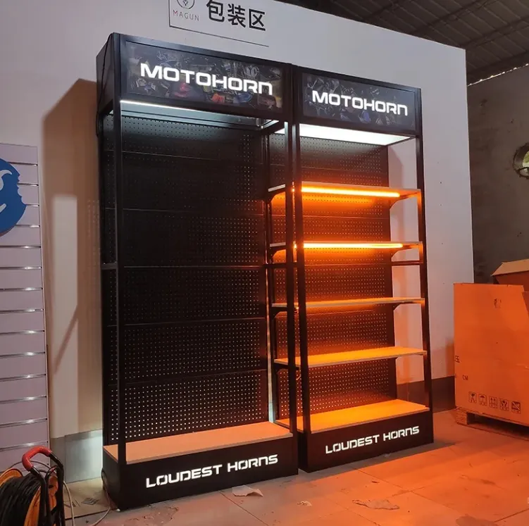 Wall Metal Pegboard Display Rack Manufacturer