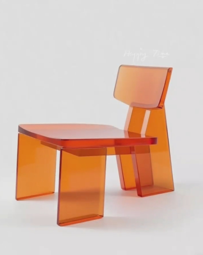 Customized acrylic children's furniture in various sizes