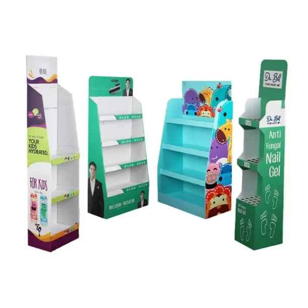 Customized 3-Tier PP Display Stand for Retail Store Floor Bread Wooden Rack with Cutting Processing Service